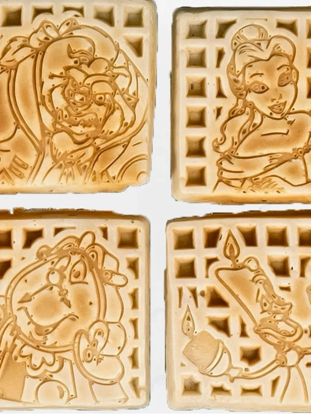 Disney Belle Character Waffle Maker in Yellow and Orange